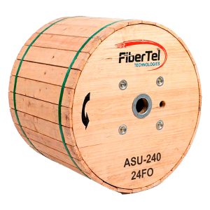 Cable de Fibra Óptica ASU G652D para Instalación Aérea FTTH Bobina 4KM