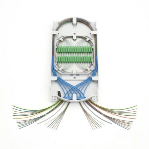 Bandeja Organizadora de Empalme para Manga de Fibra Óptica 24 Cores