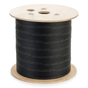 Cable Drop de Fibra Óptica FTTH Bobina 2K para Instalación Aérea