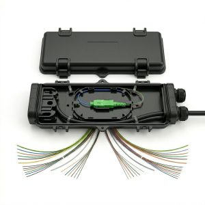 Caja de Empalme para Cable Drop 1 Hilo SC/APC FTTH