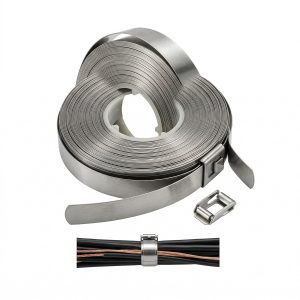 Cinta Metálica Acerada para Zunchado en Instalaciones de Fibra Óptica