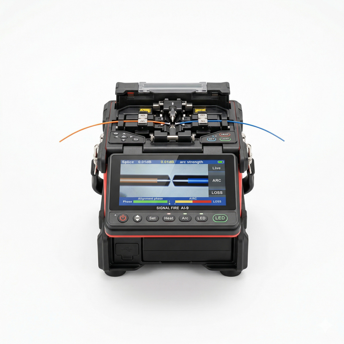 Fusionadora de Fibra Óptica Signal Fire AI-9 para Redes FTTH
