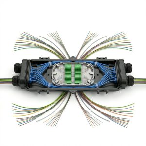 Mini Manga de Empalme para Fibra Óptica FTTH 6-12 Hilos