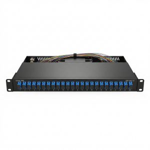 ODF 24 Puertos 1U para Fibra Óptica SC Completo para Rack