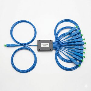 Splitter Óptico PLC Conectorizado G657A2 1 Metro SC para Redes FTTH